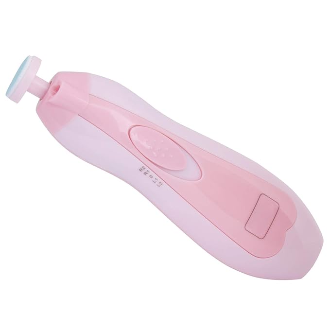 Safe Baby Electric Nail Clipper,6 In 1 Baby Nail File Kit, Baby Essential Nail Care Kit,Electric Baby Nail Trimmer, Baby Nail File Kit, for Newborn Infant Toddler(Pink)