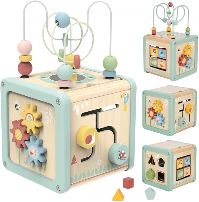 Children Activity Dice of Wood