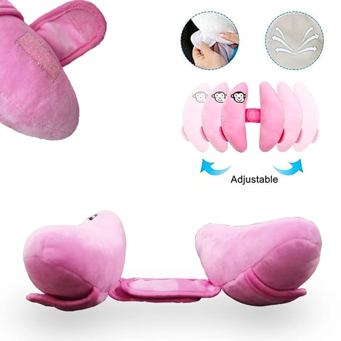 Baby Infants Adjustable Head Support Safety Pillow for Car Seat Baby Soft Neck Body Head Support