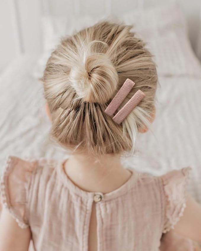 Floral Hair Bow Clips for Baby Girls, 20 Pack Boutique Snap Hairpins and Alligator Clips Set, Handmade Hair Accessories for for Toddler Kid School Age Girls Gifts by Cherssy