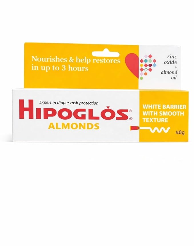 Hipoglos de AMENDOAS 40G Baby Diaper Rash Cream and Dry Skin Protectant/Hipoglos de amendoas/Almonds Hipoglos