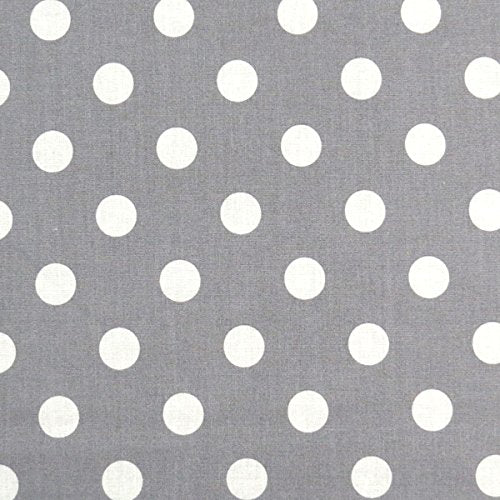 SheetWorld Fitted 100% Cotton Percale Pack N Play Sheet Fits Graco Square Play Yard 36 x 36, Polka Dots Grey, Made in USA