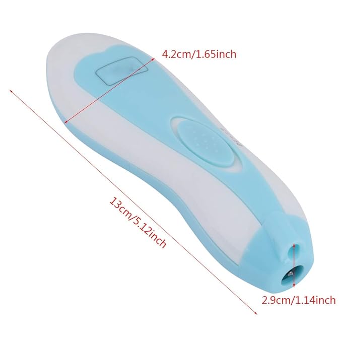 Baby Nail File Electric, 16 in 1 Baby Nail Trimmer Manicure Kit Baby Fingernail Clippers with Light, Baby Nail Grinder Toes Care Trim Polish Grooming Set for Infant Toddler with