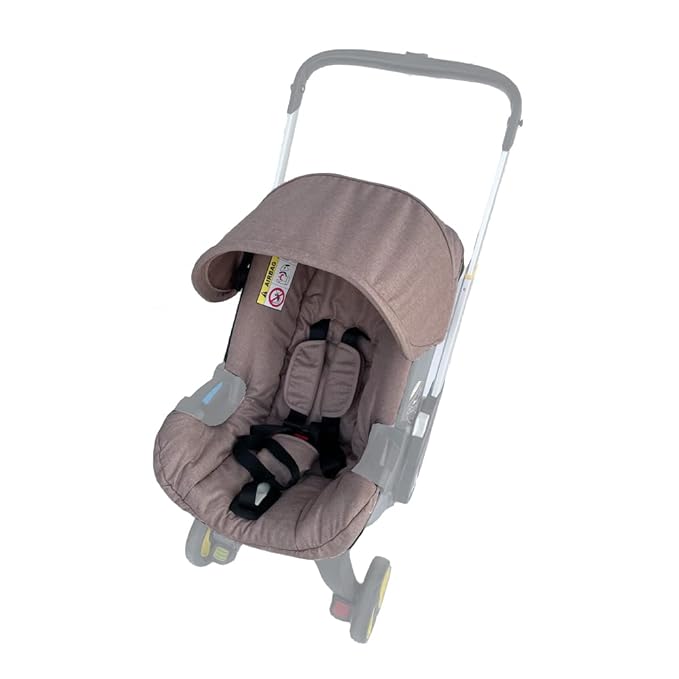 Changing Washing Kit,Canopy Sunshade Cover,Compatible with Car Seat Doona Strollers (Beige)