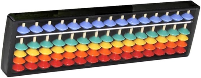 3pcs Colorful Plastic Abacus with 15 Rows, 5 Beads for ’s Mental Arithmetic, Lightweight Educational Portable Math Learning Tool, 3 Pieces per Pack