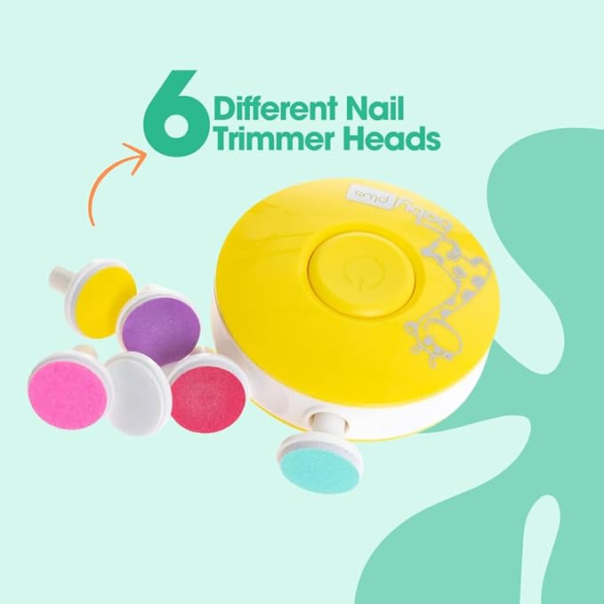 Baby Electric Nail Trimmer, Newborn Baby Nail Clippers, Nail File Baby Grooming Kit Manicure Set for Toddler or Adults, Baby Nail Care
