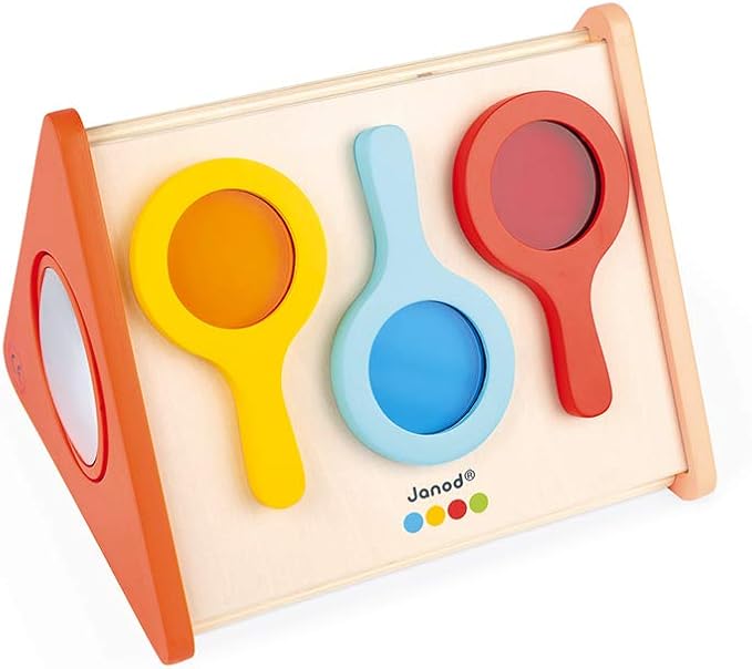 Janod Essentiel Mirrors Box - Early Learning Toy - 18 Months+ - J05069