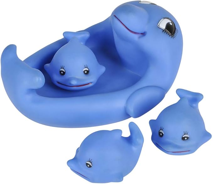 Rhode Island Novelty Dolphin Bath Play Set 4pcs