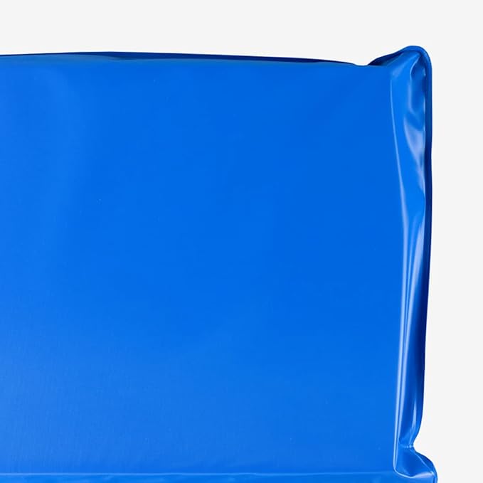 KinderMat 2" Jr. Daydreamer 2" x 19" x 44", 2 inches Thick, 4-Section Rest Mat, Blue/Teal, Great for School, Daycare, Travel, and Home, 100% Made in USA
