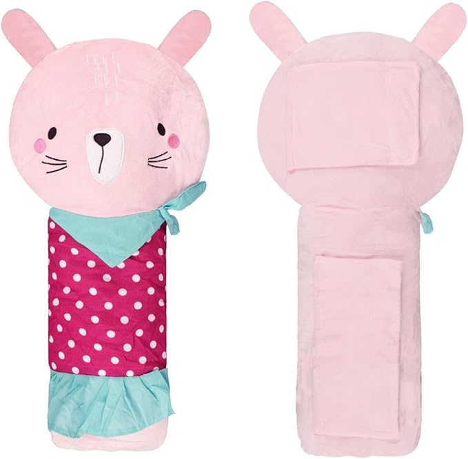 Kids Seat Belt Pillow Cartoon Car Travel Pillow Neck Support Car Pillow Seat Belt Shoulder Cover Pillow Headrest Shoulder Pillow Soft Auto Seat Belt Cushion Back Cushion Car Trim