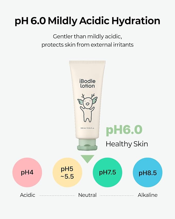 Korean Moisturizing Baby Lotion – Ceramide & Centella for Skin Barrier Care | pH-Balanced, Lightweight Texture, Fruity Scent | Safe Daily Moisture for Newborns & Toddlers, 10.14 fl. Oz