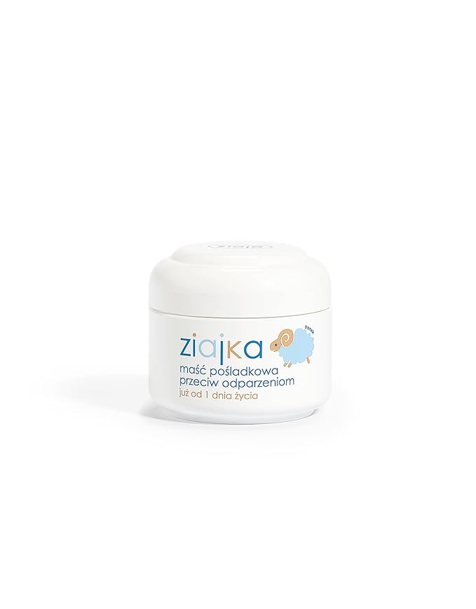 ZIAJA BABY - NAPPY CREAM DIAPER RASH OINTMENT AGAINST BURN FOR NEWBORNS AND BABIES - 50ml
