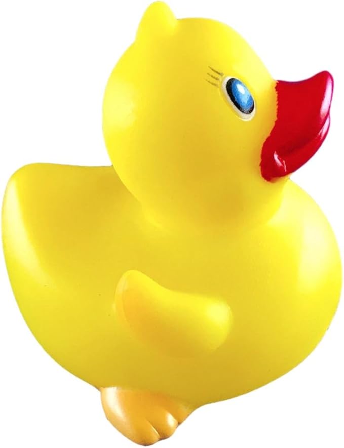 3" Rubber Duck [Sealed Hole, Floats Upright] - Baby Safe Bathtub Bathing Toy - Classic Rubber Duck