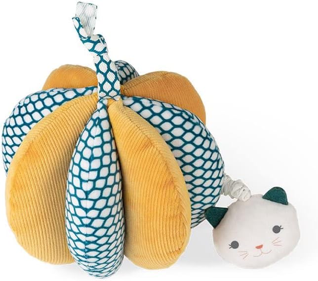 Kaloo - Stimuli - My First Gripping Ball with Vibrating Function - Washable Fabric - 0 Months + - K971601