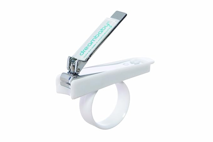 Dreambaby L302 Nail Clippers with Holder, White (2 Pack)