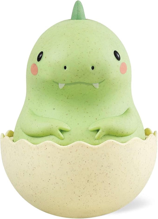 Tiger Tribe: Roly Poly - Dino - Wobbling Tummy Time Toy, Soothing Sensory Play, Gentle Tinkling Sound, Eco Bioplastic, Baby-Infant-Toddler 3mos - 2yrs