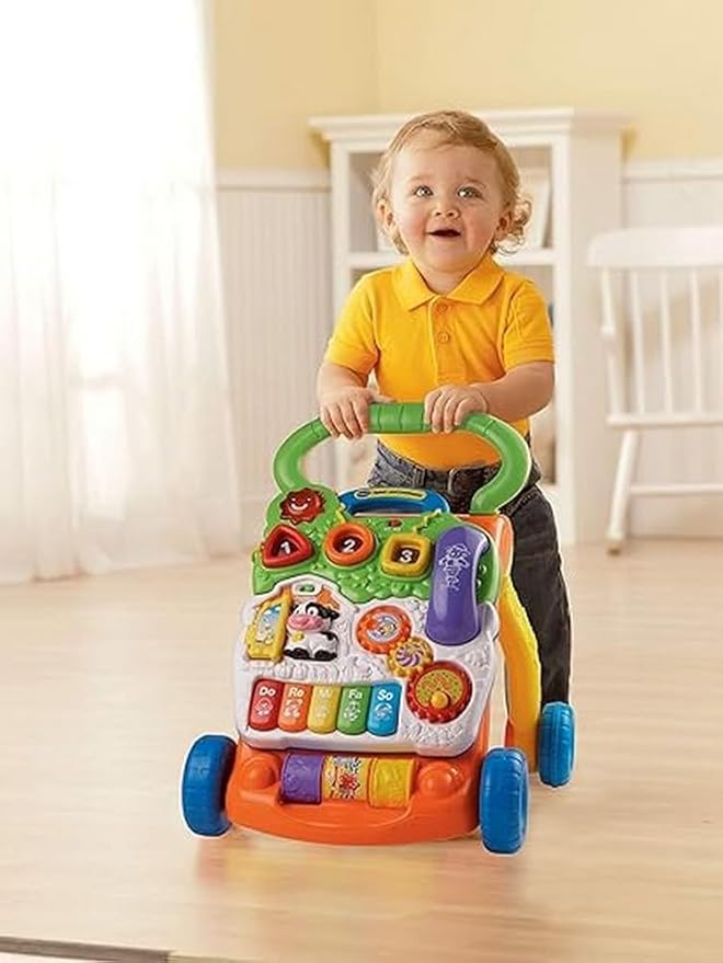 VTech Baby Walker with Activity Chart Comes in Frustration Free Packaging