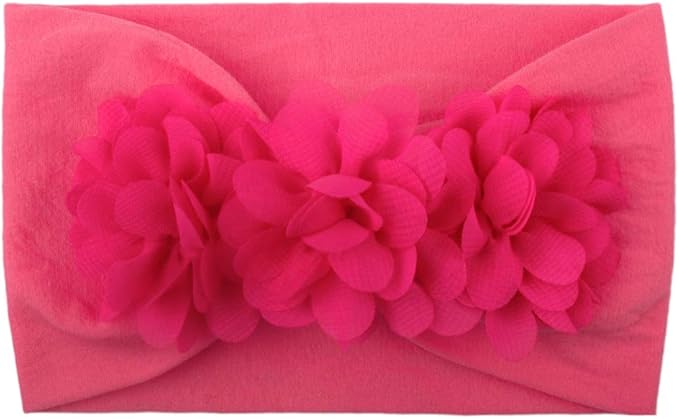 WZT Stretchy Knot Nylon Baby Headbands For Newborn Baby Girls Infant Toddlers Kids Bows Child Hair Accessories