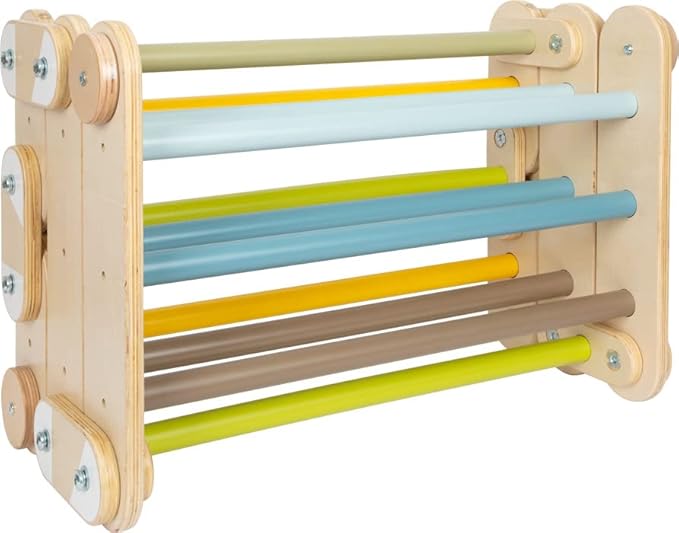 small foot Climbing Triangle Adventure Made of Wood, Movement Game for Children, Multifunctional, from 2 Years, 12238