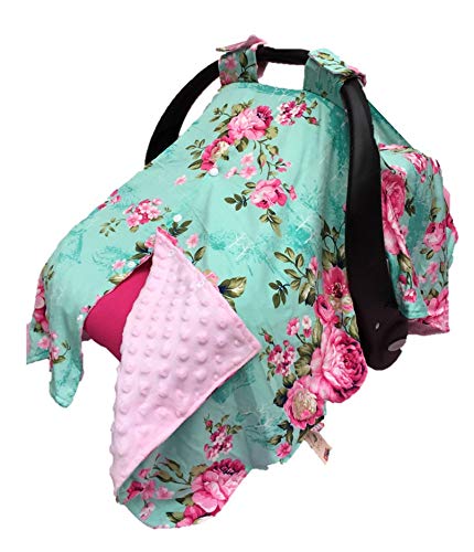 Rosy Kids Infant Carseat Canopy Cover 1pc Wind Proof Baby Car Seat Cover, Sunshade Cover, Boys and Girls, Fits Any Baby Car Seat, Color27AL03