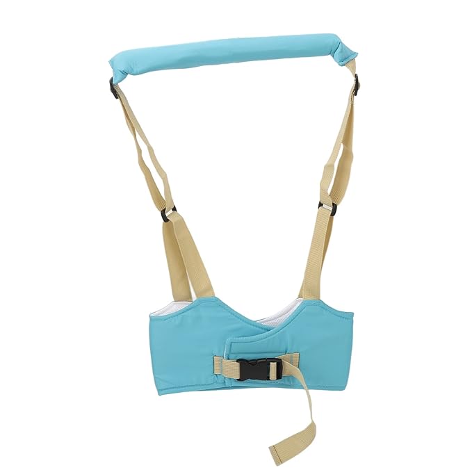 Baby Walker, Walking Harness Handheld Kids Toddler Walking Harness Helper Assistant Protective Belt Child Walker Adjustable Standing Up Walking Learning Helper for Toddler (Sky