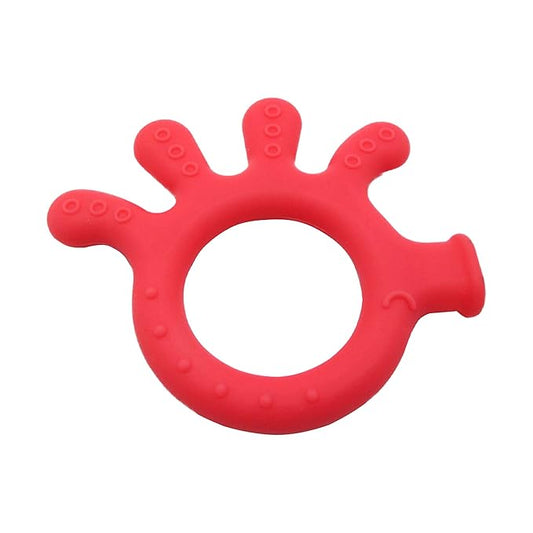 Gadgetime USA Silicone Baby Finger Teether Toy - Handheld Teething Relief Toy for Babies, Toddlers, Infants, Girls & Boys - Baby Chew Toy - Stimulating & Soft Soothing Chew Toys - BPA Free