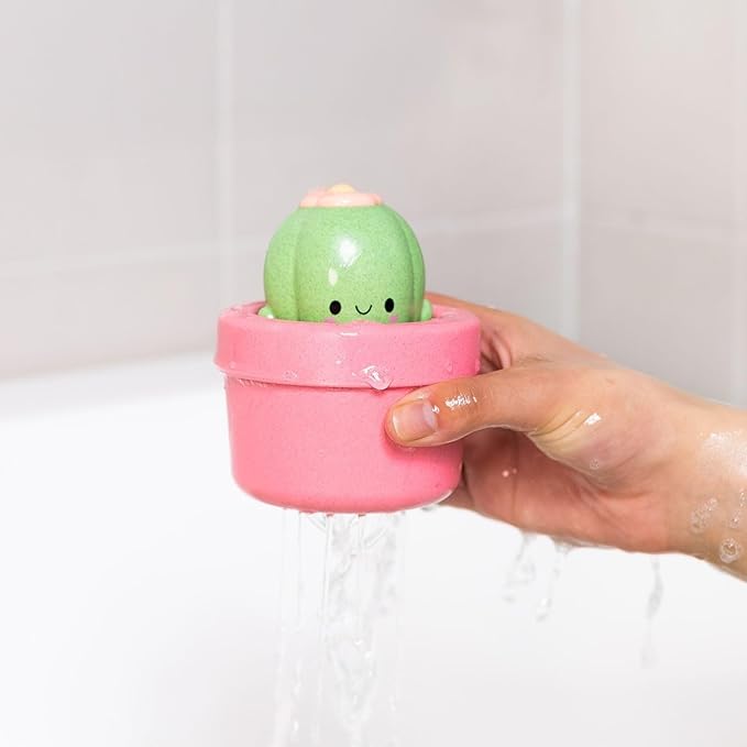 Tiger Tribe Bath Pop-Up Cactus Toy - Water Activated, Peek-A-Boo Sensory, Eco-Friendly for Kids, Toddlers & Babies