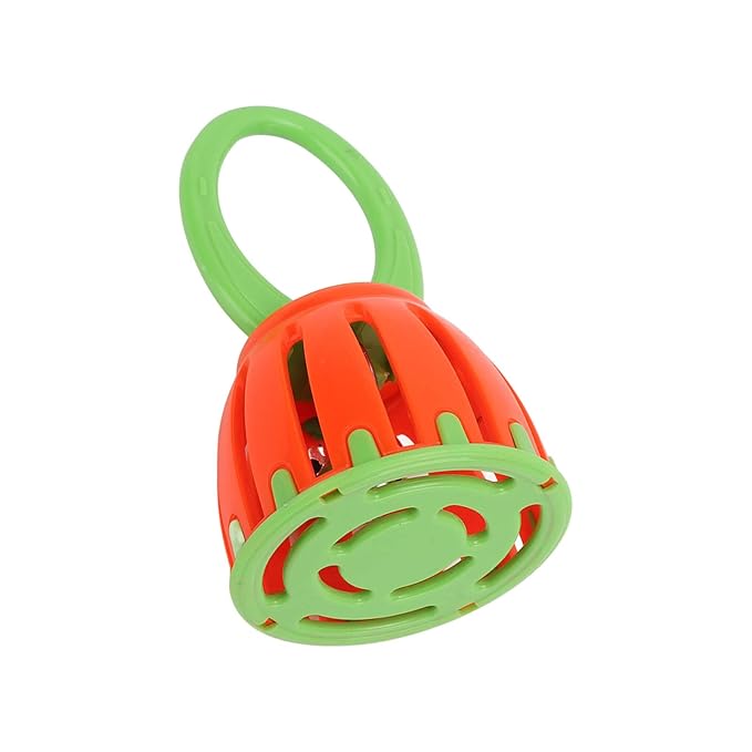 Healthy Oval Handle Baby Cage Bell Shaker Toy, Convenient and Detachable, Portable Safe for Early Training