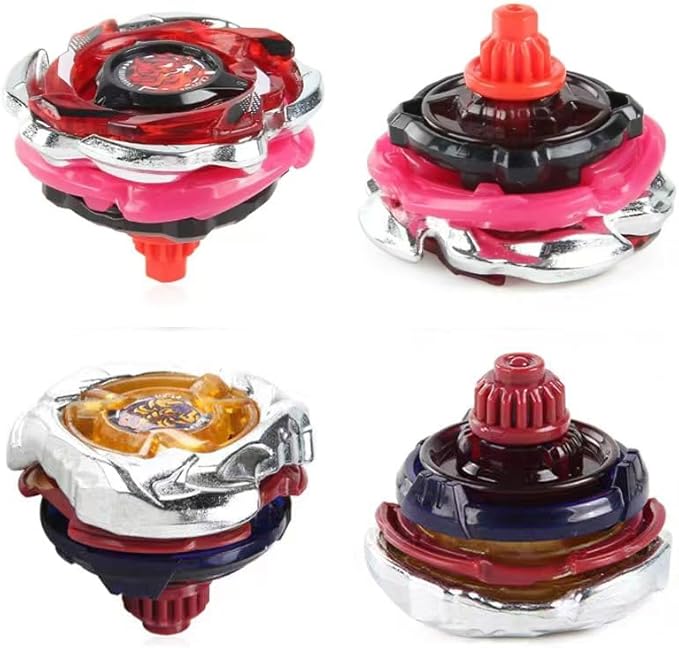 ASVEXKW Battling Set, Spinninning Top Burst Boy Combat Battling Game Set, Spinning & Launchers, Greats Birthday Gift for Boys, 8 & 10 Spinning Tops (10)