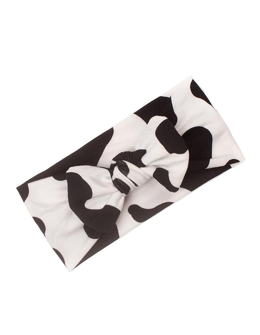 Cow Stria Baby Girl Hair Clip Bows Headband and HeadWear BBG37 (B0-Hair Band Bow)