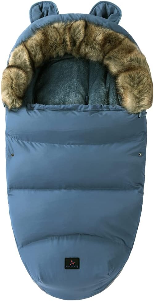 Pram Footmuff,Stroller Padded Footmuff Cover Cosy Toes,Baby Winter Foot Cover,Warmth,Windproof, Waterproof, Cold Resistant, Washable (Sea Blue)