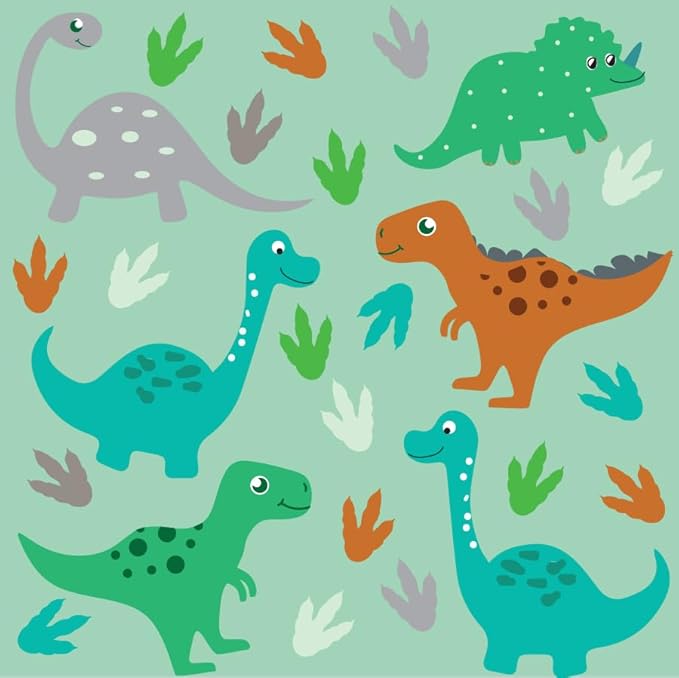 Original Baby Paper - Crinkle Teether and Sensory Toy for Babies and Infants | Dinosaur | Non-Toxic, Washable | Great for Baby Showers