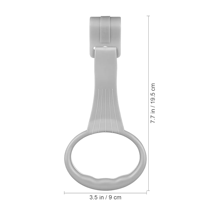 4Pcs Baby Pull Up Rings for Playpen & Crib, Portable Infant Walking Assistant with Safety Stand, Universal Training Tool for Early Walking Practice, Playpen Accessories