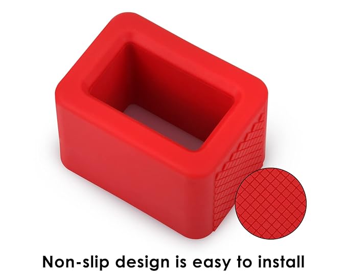 DS. DISTINCTIVE STYLE Seat Belt Holder Easy Access Seatbelt Accessories for Kids 2 Pieces (Red)