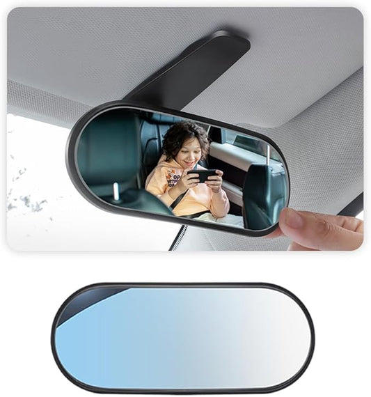 HD Car Mirror for Baby,360° Adjustable Rear View Mirrors Provides a Wide Field of Vision & Observation of the Rear Seat,Clip-on Convex Mirrors Baby Mirror for Car (Clip Style)