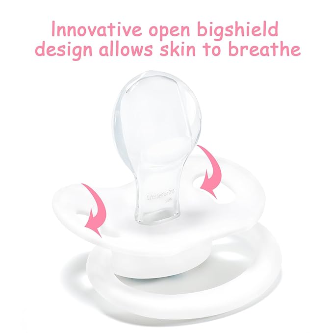 LittleForBig Bigshield Generation-II Adult Sized Printed Pacifiers Set My Little Baby Pattern 3-Pack