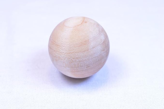 1" Wooden Ball - 20 Pack