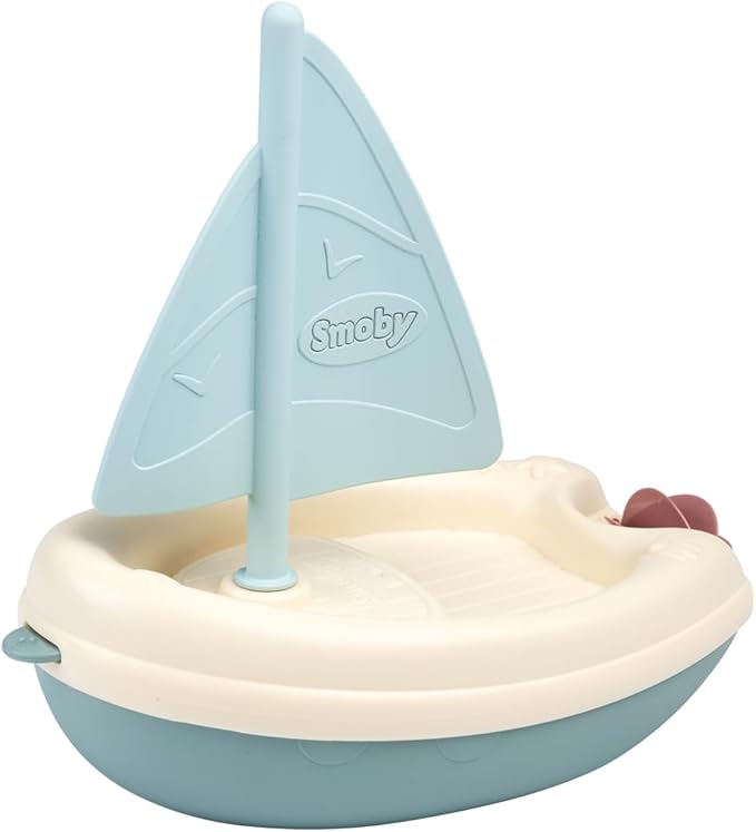 Little Smoby - Sailboat - Bath toy - Paddle wheel - Improves dexterity - From 12 months - Made in France