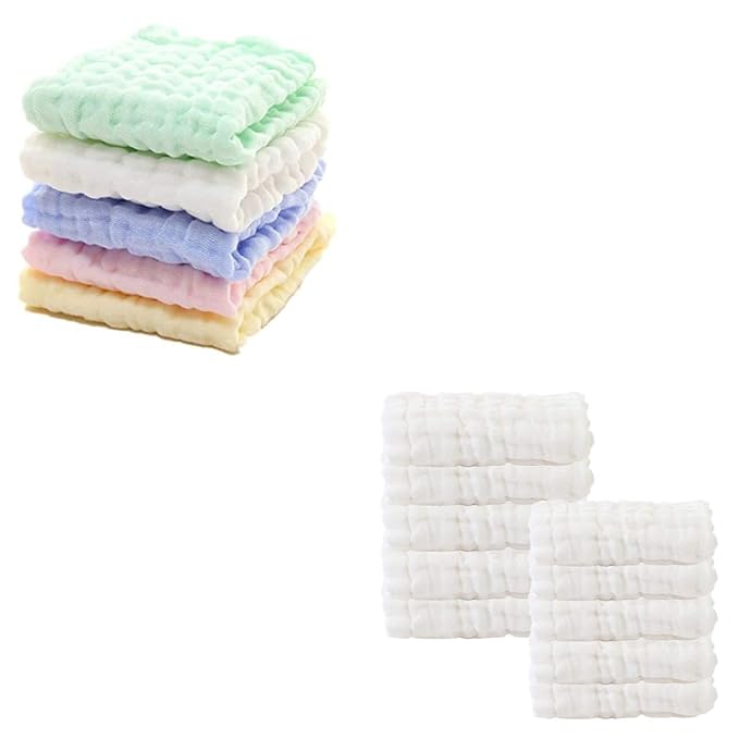MUKIN Baby Washcloths (15Pack)