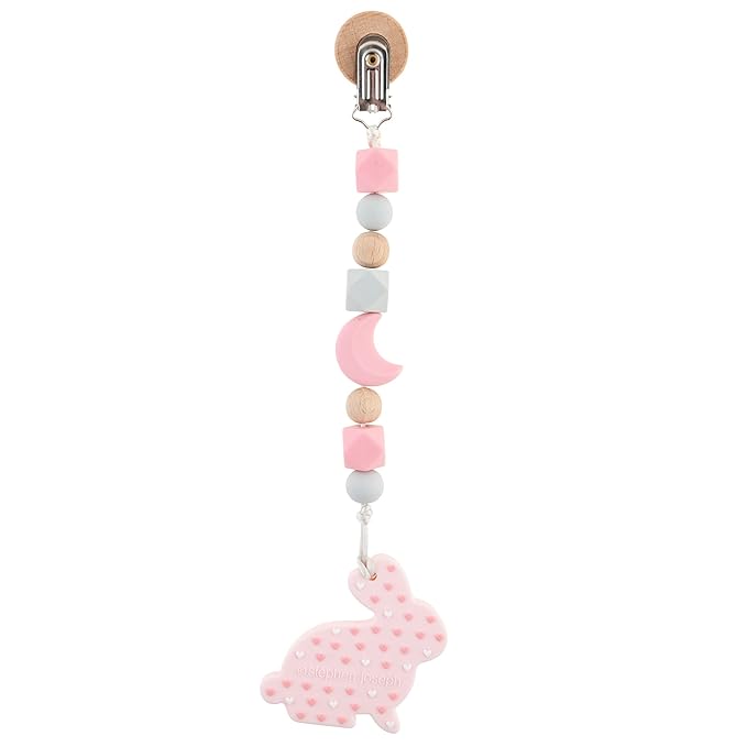 Stephen Joseph Pacifier Clip, Bunny