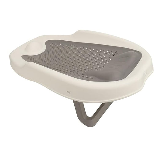 Foldable Baby Bath Support, Ergonomic Design, Quick Drainage, Non-Slip, Universal Fit Bathtub Holder, Hollow Pattern, for Newborns, Infants, and Travel