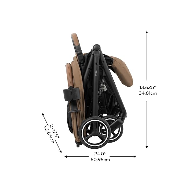 Otto+ Travel System w/LiteMax Infant Car Seat (Caramel Tan)