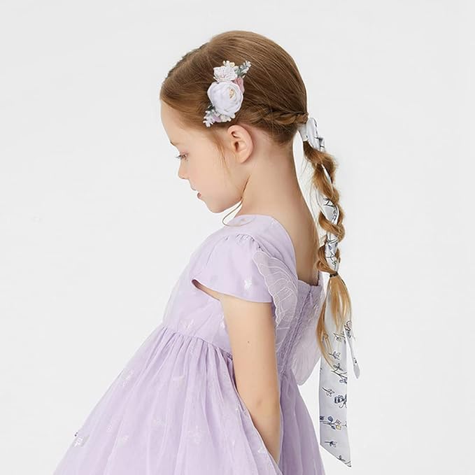 Flower Hair Clip BFNAAgirl Baby Girl Hair Bows Exquisite Hair Accessories Alligator Clips for Infants Toddlers Teen Kids Gift 3pcs/set