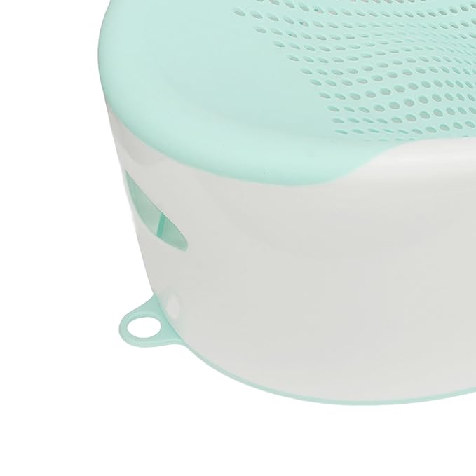 Baby Bath Support, Portable Foldable Slipless Bath Tub Support Lying Bathing Mat, with Slipless Pad Bath Net, for Newborn Infant (Green)