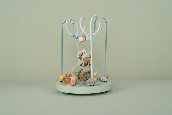 Little Dutch - Wooden Fox Activity Spiral - Forest Friends