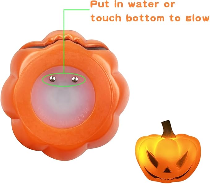 Jofan 6 Pack Halloween Light Up Bath Toys Halloween Toys for Kids Toddlers Boys Girls Halloween Party Favors Halloween Treat Bags Gifts