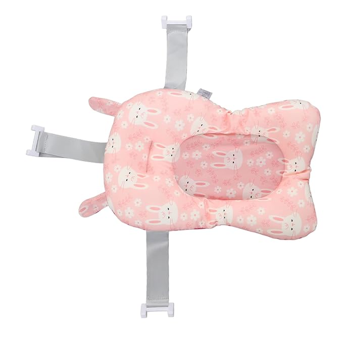 Baby Bath Mat Prevent Slip Soft Quick Dry Lightweight Sitting and Lying Down Infant Bath Cushion for Newborn Infant ()
