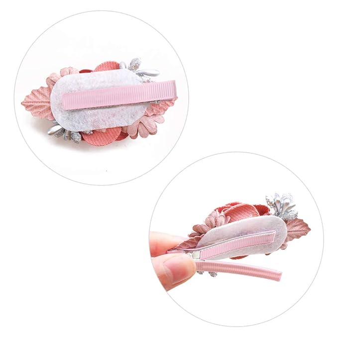 Flower Hair Clip BFNAAgirl Baby Girl Hair Bows Exquisite Hair Accessories Alligator Clips for Infants Toddlers Teen Kids Gift 6pcs/set