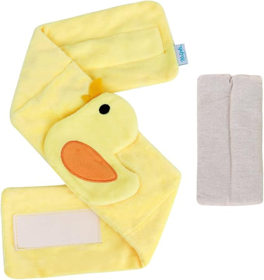 Hilph Baby Colic and Gas Relief for Newborns Infants, Heated Tummy Wrap, Baby Swaddling Belt Warmth, Natural Relief for Upset Stomach in Babies and Toddlers (Yellow Duck)