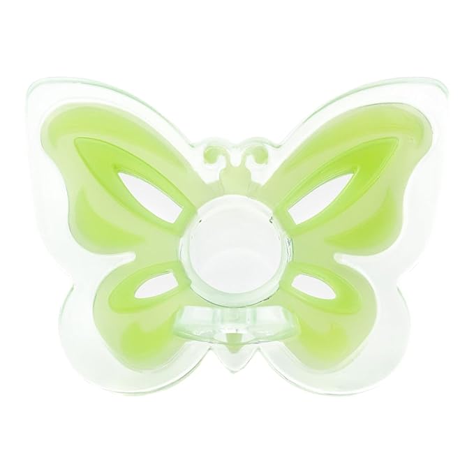 Rearz Pacifier Addict - Enigma - Adult Silicone Butterfly Pacifier (Green) (1 Piece)